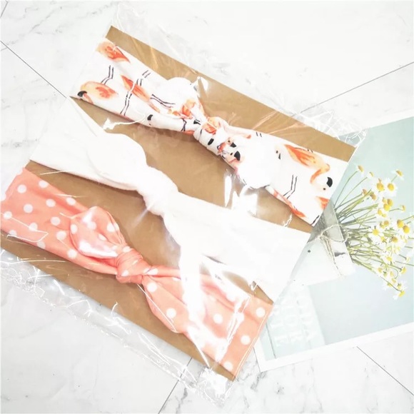 Set of 3 pcs Baby infant headband -baby gift 👶🏻 - Picture 3 of 5